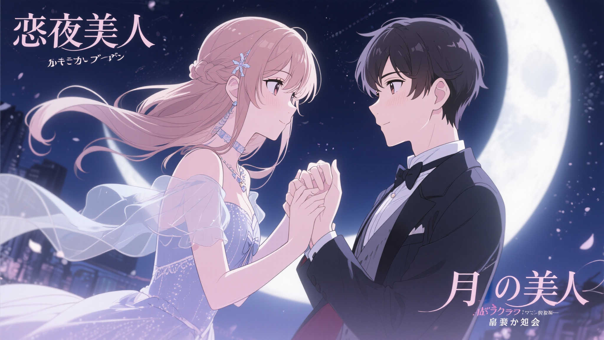 《月夜美人》恋爱漫画将改编动画，豪华声优阵容揭晓！