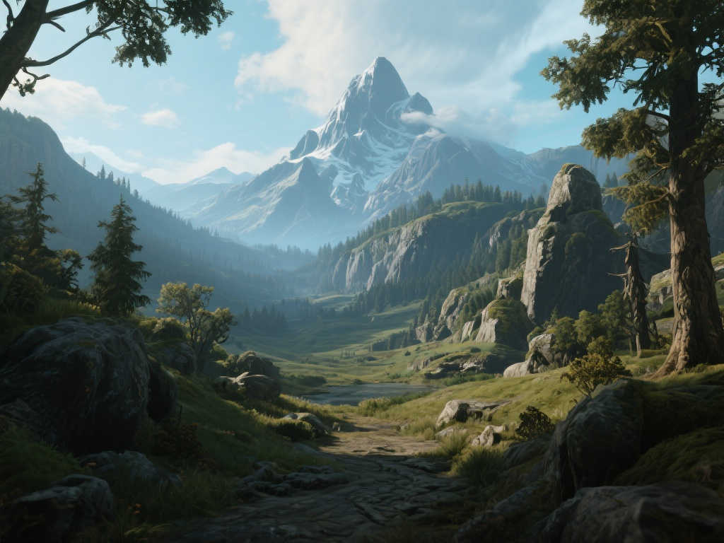 《上古卷轴5》极致视觉升级：8K纹理MOD带来全新画质体验