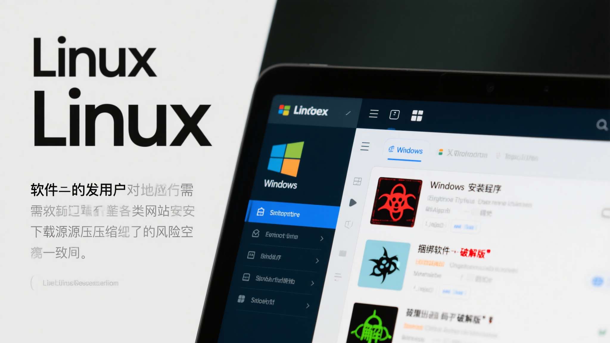 相比之下，Windows用户往往需要自行从各类网站下载安装程序，夹带恶意代码的"